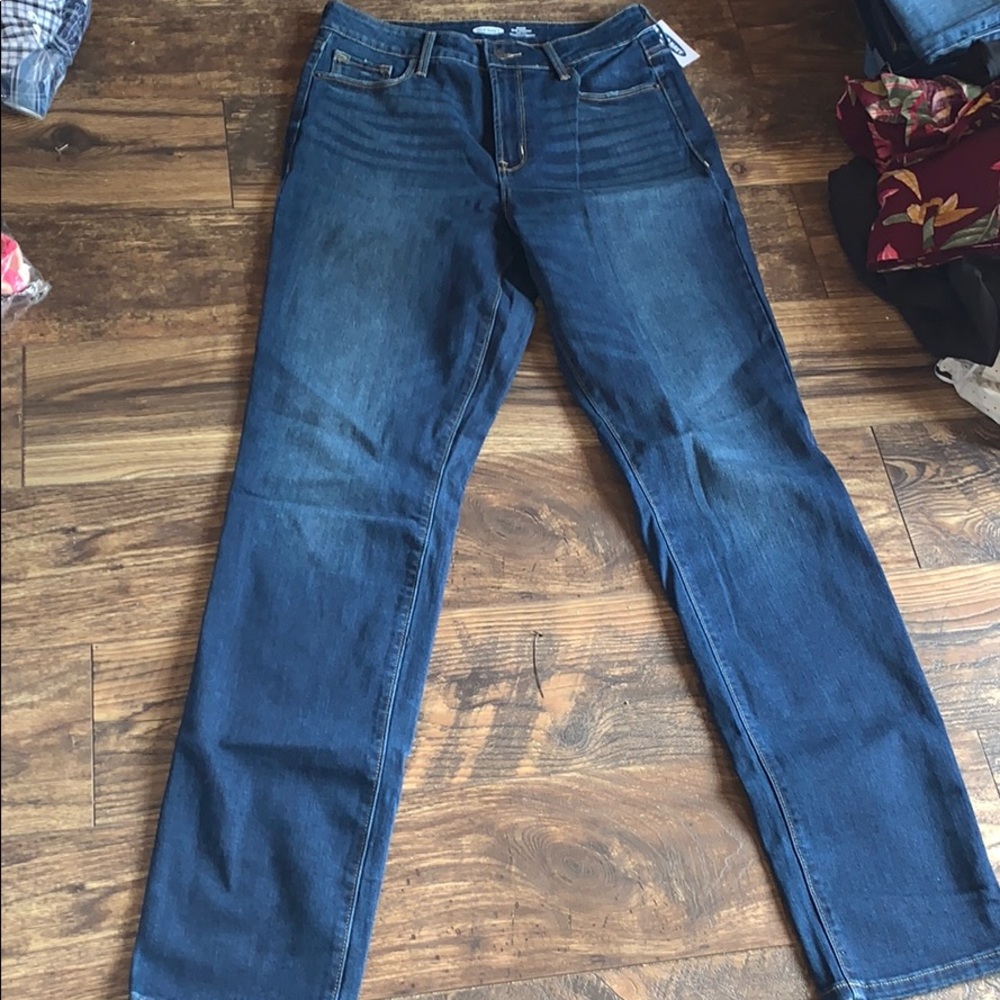 Old navy Slim straight high rise